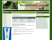 Tablet Screenshot of beautysalon.org.uk