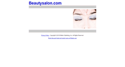 Desktop Screenshot of beautysalon.com